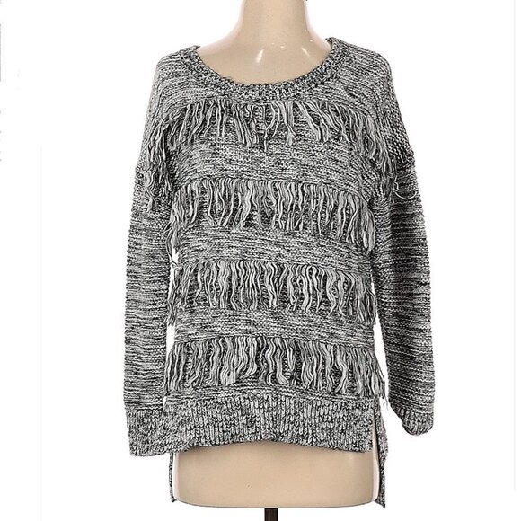 Nwt Express Black & White Pullover Sweater Size XS - Picture 1 of 3
